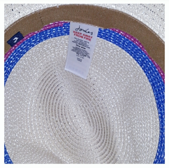 JOULES STRAW NATURAL COLOR HAT - Picture 4 of 6